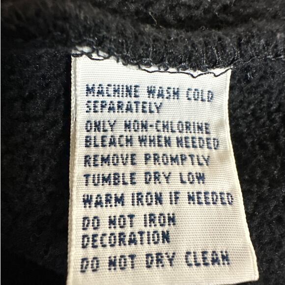 Polo Ralph Lauren Men’s XL Track Jacket Black Stripes Crest Logo Two-Way Zip - Picture 13 of 13